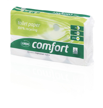 Papier toaletowy Comfort 8 x 250 listków - 72 rolki